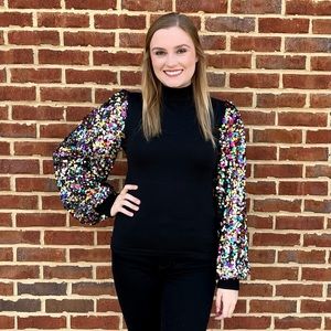 Flying Tomato Glam time Top / sweater